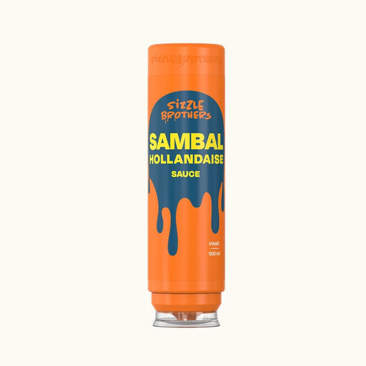 Leckere Sizzle Brothers Sambal Hollandaise Sauce Flasche