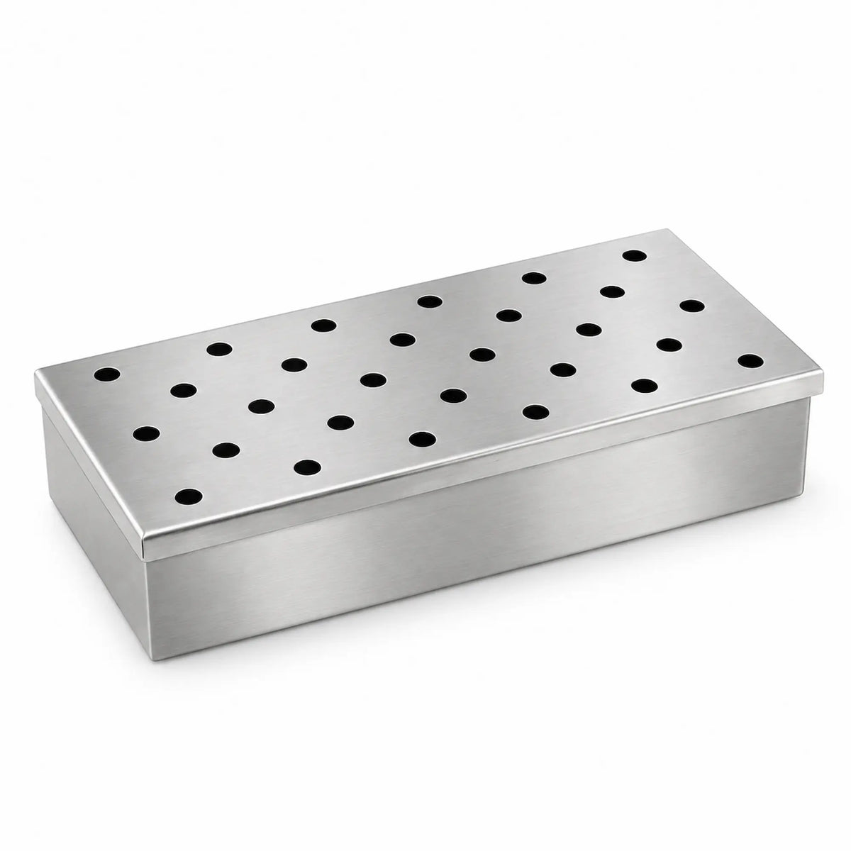 Räucherbox aus Edelstahl für Gasgrill & Holzkohle