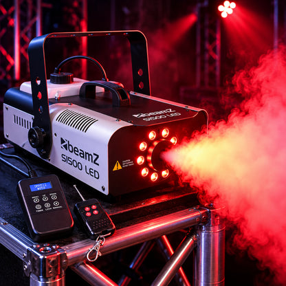 Nebelmaschine mieten Dortmund – beamZ S1500LED 1500W mit RGB-Licht